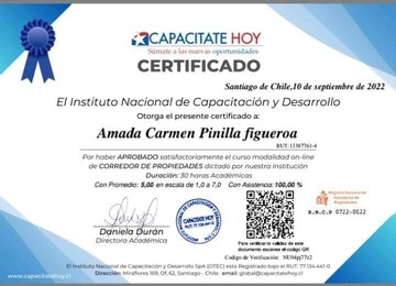 Corredora de propiedades amada pinilla
