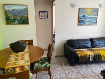 Departamento en arriendo mensual en Dpto confortable amoblado con estacionamien (73856), Vallenar - 3 dormitorios, 1 baño