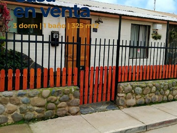 Casa en venta en Amplia Casa de Un Piso Villa Alemana - 3 dormitorios, 1 baño