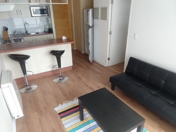 Departamento en arriendo mensual en entre 2 y 3 oriente, Talca - 1 dormitorio, 1 baño