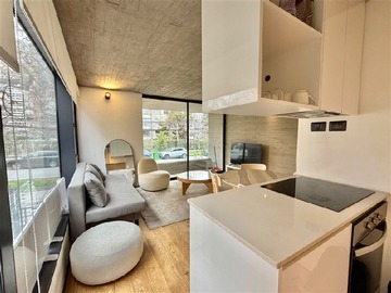 Departamento en arriendo mensual en Plaza Ambrosio del Rio, Providencia - 2 dormitorios, 2 baños