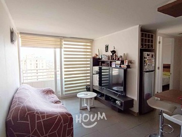 Departamento en arriendo mensual en Porvenir, Santiago - 2 dormitorios, 1 baño