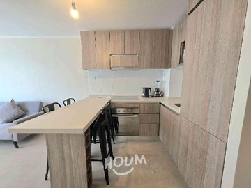 Departamento en arriendo mensual en Avenida Quilín, Macul - 2 dormitorios, 1 baño