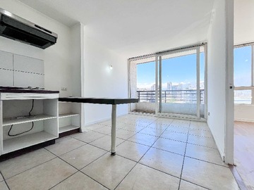 Departamento en venta en Con terraza al oriente metro l3 l5 l1 (158659), Santiago - 1 dormitorio, 1 baño