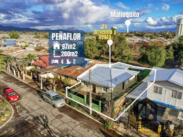 Casa en venta en 15 De Noviembre 2744, Peñaflor, Santiago Metropolitan Region 9750000, Chile, Peñaflor - 4 dormitorios, 2 baños