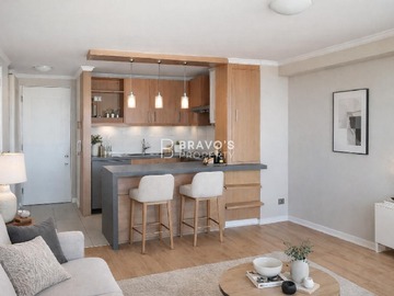 Departamento en arriendo mensual en Mercedes, Valparaíso - 1 dormitorio, 1 baño