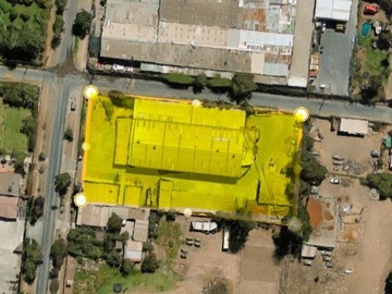 Terreno Industrial en venta en Los duraznos 200, La Pintana - 6 baños