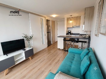 Departamento en arriendo mensual en Canal Kirke, Viña del Mar - 1 dormitorio, 1 baño