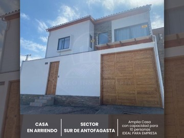 Casa en arriendo mensual en Sector sur de antofagasta, Antofagasta - 4 dormitorios, 3 baños