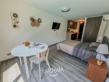 Departamento en arriendo mensual en General Bulnes, Santiago - 1 dormitorio, 1 baño