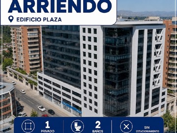 Oficina en arriendo mensual en edificio plaza, Talca - 1 dormitorio, 2 baños