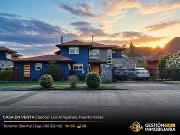 Casa en venta en Casa Sector Los Arrayanes, Puerto Varas (172530), Puerto Varas - 5 dormitorios, 5 baños