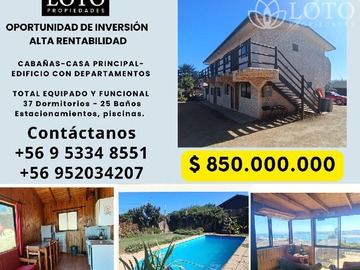 Parcela en venta en La puntilla, El Quisco - 3 dormitorios, 2 baños