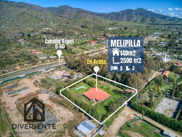 Casa en arriendo mensual en Ruta G-60, Melipilla, Santiago Metropolitan Region 9580000, Chile, Melipilla - 6 dormitorios, 3 baños
