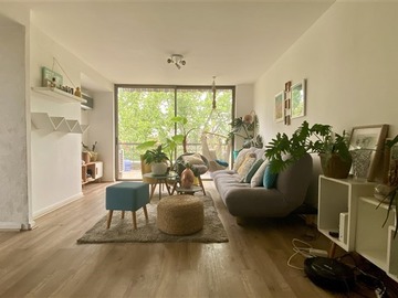 Departamento en arriendo mensual en Lyon, Providencia - 3 dormitorios, 2 baños