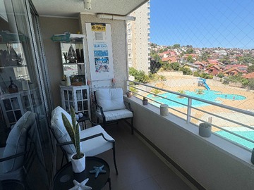 Departamento en venta en Vendo Hermoso Depto 2D2B1E vista al mar Reñaca (177503), Viña del Mar - 2 dormitorios, 2 baños