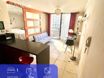 Departamento en venta en Moderno Departamento Cerca de Todo (173844), Santiago - 1 dormitorio