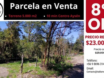 Terreno en venta en Venta de Parcela Sector Bahía Acantilada (172853), Aysén