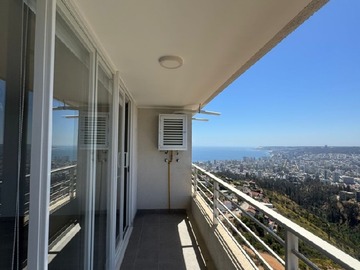 Departamento en arriendo mensual en Viña del mar alto, Viña del Mar - 3 dormitorios, 2 baños