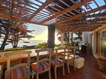 Casa en arriendo mensual en Casa con playa en Zapallar / El Pangue (177332), Zapallar - 6 dormitorios, 6 baños