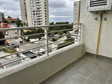 Departamento en arriendo mensual en Sendero Norte, Viña del Mar - 2 dormitorios, 1 baño
