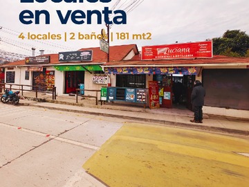 Local Comercial en venta en Oportunidad de Inversion 4 Locales - Quilpue - 4 dormitorios, 2 baños