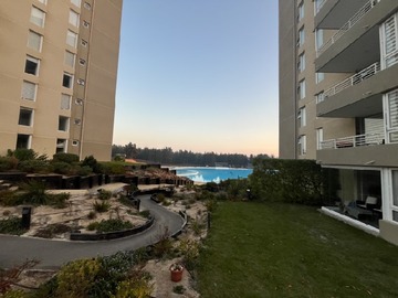 Departamento en arriendo mensual en Condominio lagunamar las cruces, El Tabo - 2 dormitorios, 2 baños