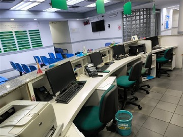 Oficina en arriendo mensual en Alameda con estado, Santiago - 10 dormitorios, 6 baños