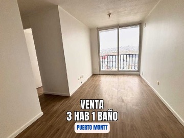 Departamento en venta en Venta Departamento 3 habitaciones 1 baño (173921), Puerto Montt - 3 dormitorios, 1 baño