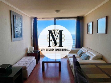 Departamento en arriendo mensual en Vista panorámica i 2d 2b amoblado - placeres (167028), Viña del Mar - 2 dormitorios, 2 baños