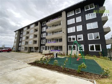 Departamento en arriendo mensual en Dpto NUEVO en Condominio Terraza Mirador, Avenida Austral, Puerto Montt - 2 dormitorios, 2 baños