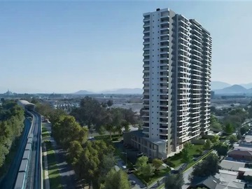 Departamento en arriendo mensual en Entre av Pajaritos y Vespucio a 2 mnts clinica Indisa, Maipú - 3 dormitorios, 2 baños