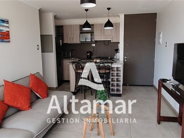 Departamento en arriendo mensual en Av Pacifico 750 Condominio Jardin del Pacifico III, La Serena - 2 dormitorios, 2 baños