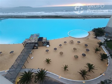 Departamento en venta en Maravilloso Departamento en exclusivo condominio de Laguna del mar 3d 2b estacionamiento y bodega. exuberante vista al mar., La Serena - 3 dormitorios, 2 baños
