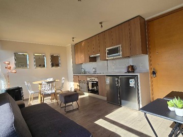Departamento en arriendo mensual en Vive con Estilo y Comodidad Única (175905), Las Condes - 1 dormitorio, 1 baño