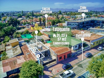 Local Comercial en arriendo mensual en Balmaceda 602, Talagante, Región Metropolitana de Santiago 9670000, Chile, Talagante