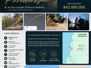 Parcela en venta en Parcela Paredones