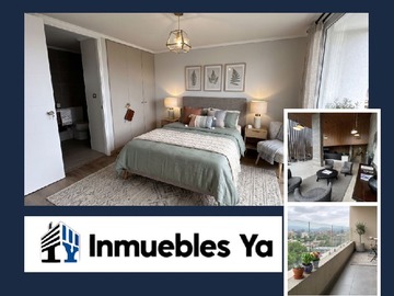 Departamento en arriendo mensual en Cerca al Mall | Semi-nuevo | Petfriendly (161439), La Florida - 1 dormitorio, 1 baño