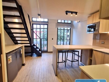 Departamento en arriendo mensual en Metro toesca, Santiago - 1 dormitorio, 1 baño