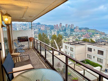 Departamento en venta en Departamento en venta vista al mar (166968), Viña del Mar - 3 dormitorios, 2 baños