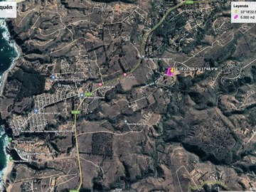 Parcela en venta en Los Aromos de Tunquen, Algarrobo