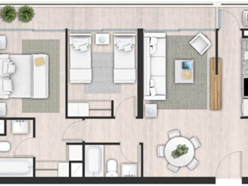 Arriendo Mensual / Departamento / La Florida