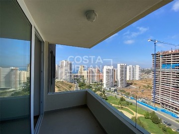 Departamento en arriendo mensual en Costa de Montemar, Concón - 2 dormitorios, 1 baño