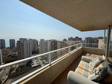 Departamento en arriendo mensual en Luminoso departamento con vistas despejadas (159780), Concón - 3 dormitorios, 3 baños