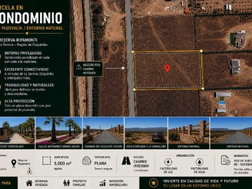 Terreno en venta en Sitio plano, condominio reserva ripamonti (122264), Coquimbo
