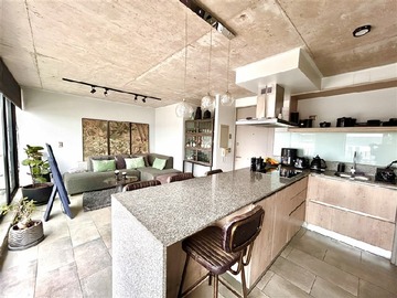 Departamento en venta en Venta departamento con gran espacio de 1d a 2d - 2b en barrio residencial de providencia., Providencia - 1 dormitorio, 2 baños