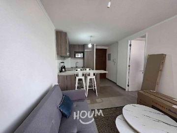 Departamento en arriendo mensual en Avenida Quilín, Macul - 1 dormitorio, 1 baño