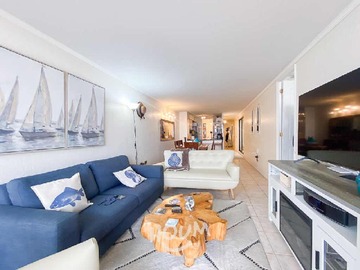 Departamento en arriendo mensual en Avenida Borgoño, Concón - 3 dormitorios, 2 baños