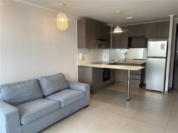 Departamento en arriendo mensual en Costa de Montemar 394, Concón - 2 dormitorios, 1 baño