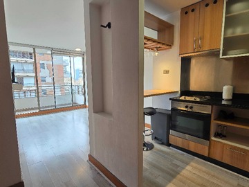 Departamento en arriendo mensual en En las Condes - 1 dormitorio, 1 baño